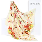 plain silk hijab printed hijab shawl chiffon pashmina cashmere