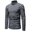2019 High quality striped long sleeve cotton men blank designer cheap dry fit t shirt