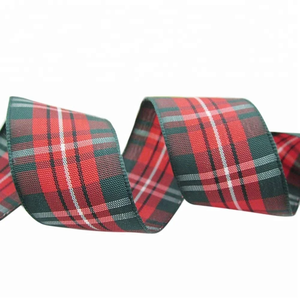 plaid ribbon wholesale
