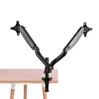 Dual Adjustable Full Motion Monitor Stand With Gas Spring Arms