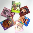 New design 3d note book 3d lenticular spiral notebook custom design printing
