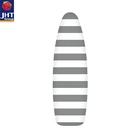 Stripe Grey Household Cotton Printed Ironing Board Cover and Pad Thick Underlay Iron Holder