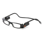 Adjustable Foldable Plastic New Magnetic Reading Glasses With LED Light