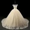 New Elegant Flower Dress Embroidery Lace Sleeveless Low Back Long Tail Real Picture Latest Bridal Wedding Gowns