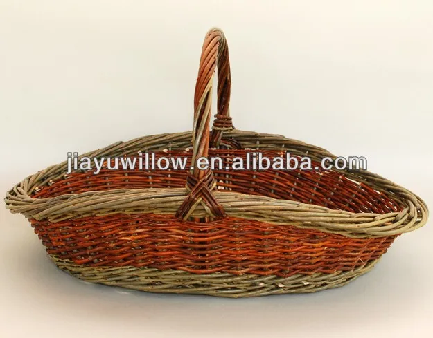 buy wicker fruit baskets with handles,willow wicker basket with