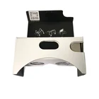 White VR Cardboard Virtual Reality Camera Viewer 3D Google Cardboard