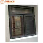WEIYE superior quality powder coating shutter aluminium window