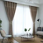 cafe kitchen linen 100% polyester jacquard curtain fabric