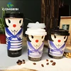 4 8 12 16 20oz graceful gorgeous elegant offer pe coated paper cup with lid cover sleeve straw single double ripple custom bulk