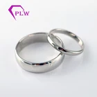 Smooth face platinum 950 wedding and engagement ring for lady and man