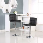 China Fashion White black Style Aluminum Bar Chair Bar Stool High Chair