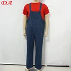 Blue Work Overalls Mens Jeans Bib Pants
