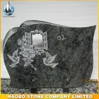 Haobo Natural Stone Line Carving Headstone Memorial Plaques
