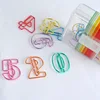 Colorful number creative paper clip