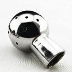 45*76mm Stainless Steel Rotary Clean Spray Ball BSP Female Female Thread Sanitary Thread Fix Spray Ball Tan