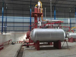 pyrolysis oil distillation plant