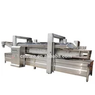 Automatic continuous frying machine potato chips fryer kurkure pellets snack banana batch fry making machines
