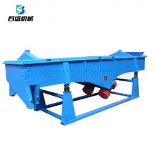 sludge and waste water mechanical linear vibrating screen sieve machine