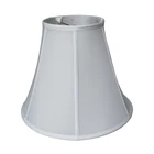 White decorative replacement fabric lamp shade