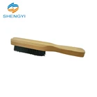Wooden cloth nylon scrub cleaning brush set