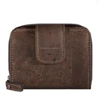 Top Brand Wallet Little Wallets Top Quality Cork Leather Brand Lady Wallet Cork Pattern Zipper Wallet