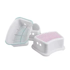 VERTAK big size bathroom toilet foot stool plastic toilet step stool for baby kids children