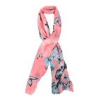 New design of Printed Color Butterfly Crinkle Scarf