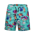Mens high quality print swim shorts men surf boardshorts maillot de bain homme