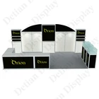 Detian offer exhibition stand contractors design 10x20 trade show booth fashion show fair stall