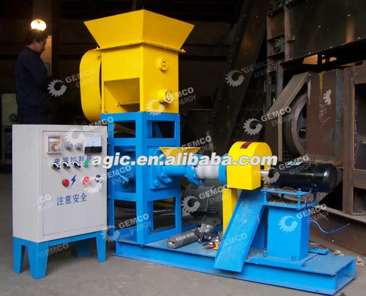 floating fish feed pellet extruder equipment russian fish feed production line