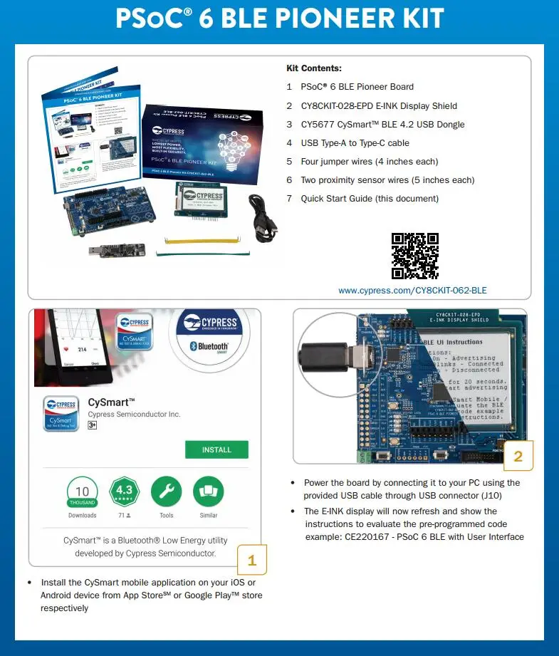 CY8CKIT-062-BLE INFO
