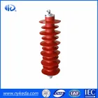 high voltage Polymeric Cross Arm Insulator Surge Arrester 35kV in Power Zinc oxide lighting arrester