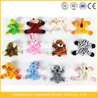 Promotional custom cute mini collection stuffed plush fridge magnet animal toys for sale