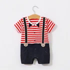 wholesale short sleeve kids clothing boys body suit baby romper