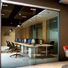 SAFE frameless aluminium for office sliding glass door system