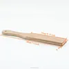 Wooden Handle Cow Leather Sharpening Strop For Razors Knives