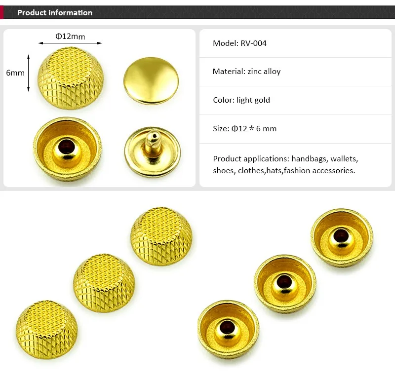 Stud Rivets For Bags