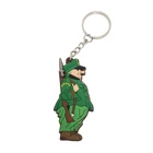 Hot Selling Custom Soft Key Chain France Gift Teardrop Pig Keychain