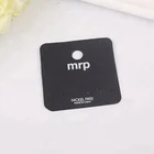 custom retail packaging tags jewelry card black PVC card