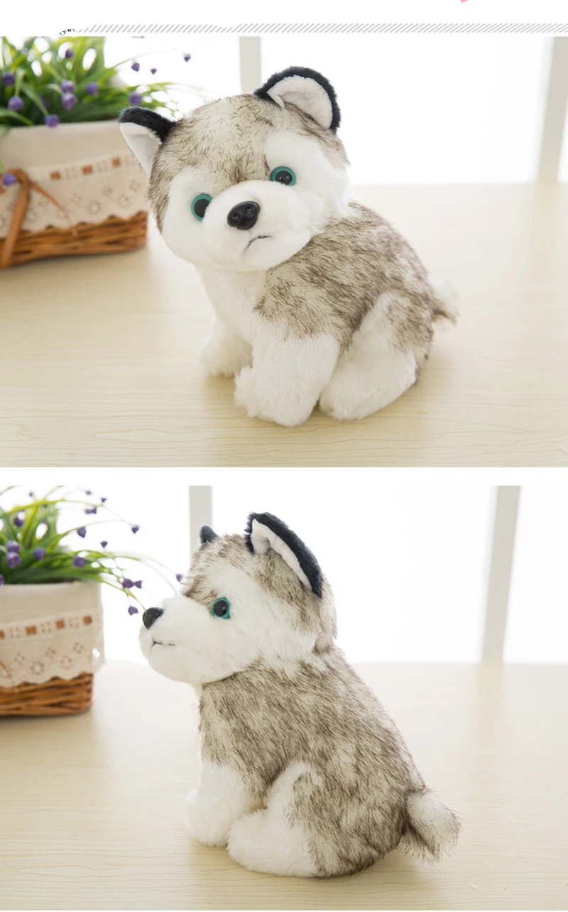 OnnPnnQ Plush Pet Dog Cat Toy Chew Treat Holder Tooth Cleaning Simulation Husky Toy Dog Puppy Training Interactive Pet Supplies3