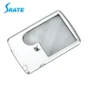 Credit Card Led Magnifier loupe with light + Leather Case Brand New magnifying glass
