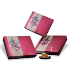 2019 New stylish custom color cardboard paper packaging gift box for moon cake