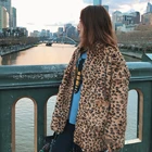 High Quality Luxury Faux or real Fur Coat for Women Coat Winter Warm Fashion Leopard Fur Women Coats
