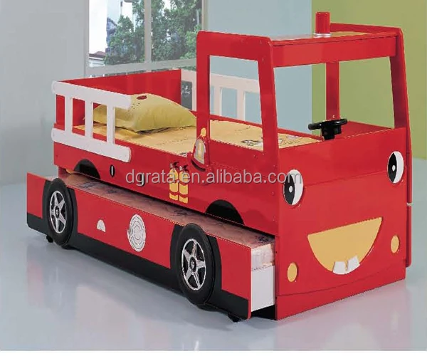 2017 سرير سيارة للأطفال مضحك لأثاث غرفة نوم الأطفال