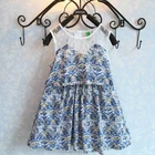 MS64482C summer vintage retro kids dress lots mixed fabric
