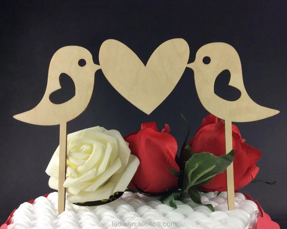 laser cut custom cartoon wedding unicorn cake topper