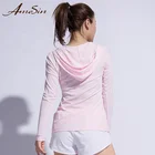 AMESIN Fitness Halted Yoga Top White Hoodies For Women