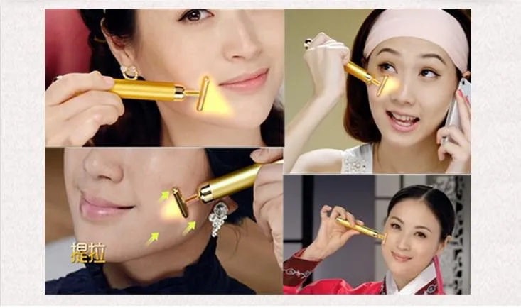 Hot Sales Face Massager Facial Roller Serum Massage Derma Skincare Wrinkle Treatment Energy Beauty Bar Care Massage