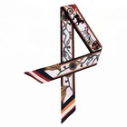 Twill tie bag scarf fashion hair headscarf for women