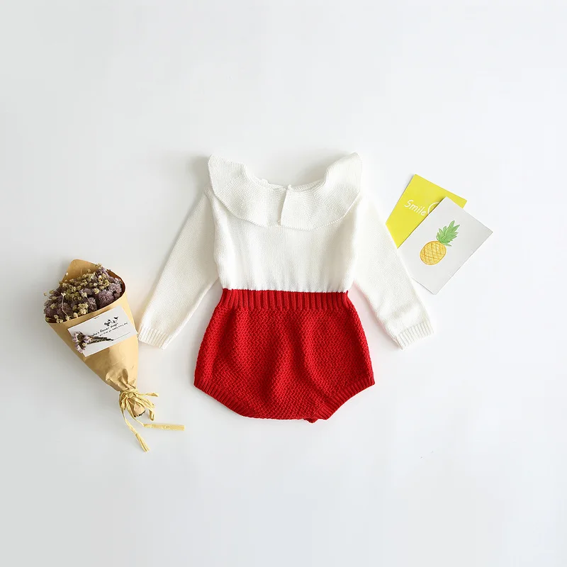 2017 winter baby wear clothes long sleeve knit baby romper 2017 winter baby wear clothes long sleeve knit baby romper